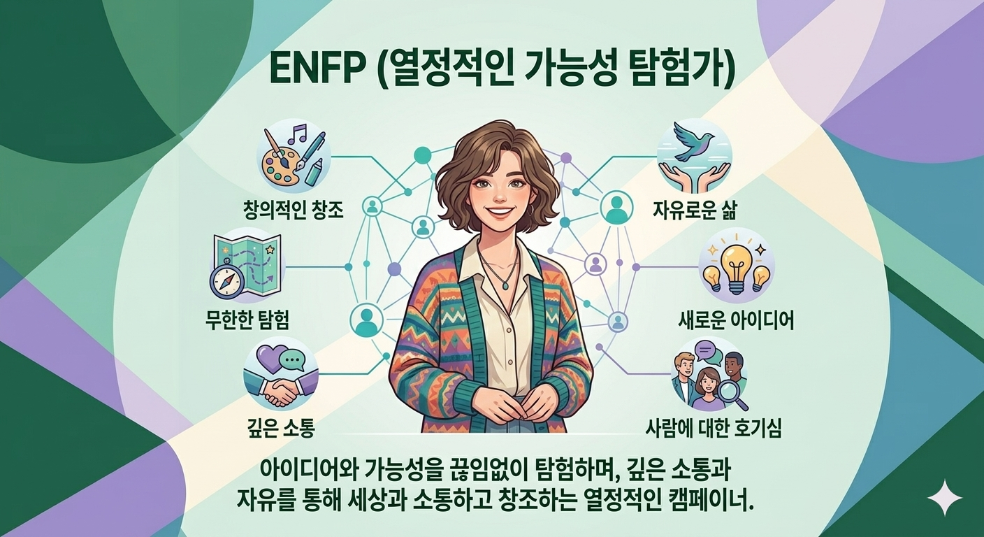 ENFP 유형 이미지
