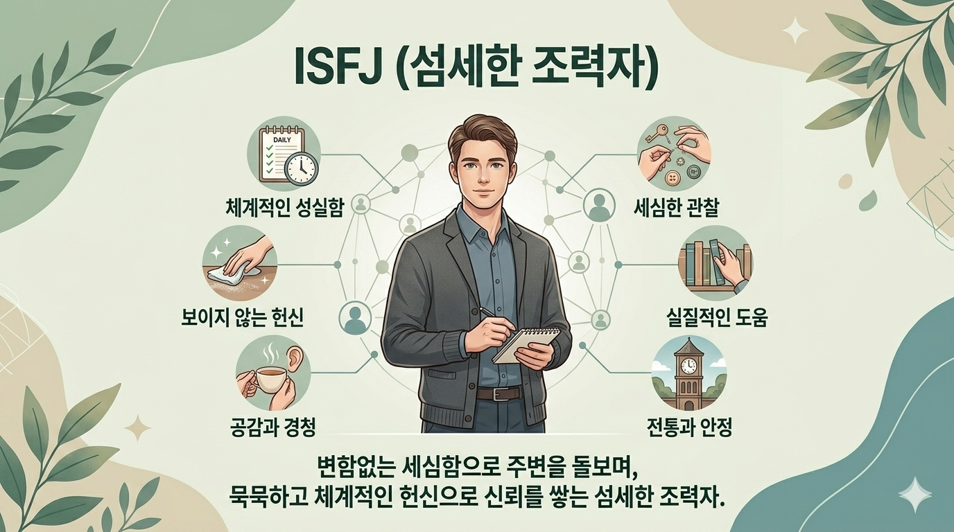 ISFJ 유형 이미지