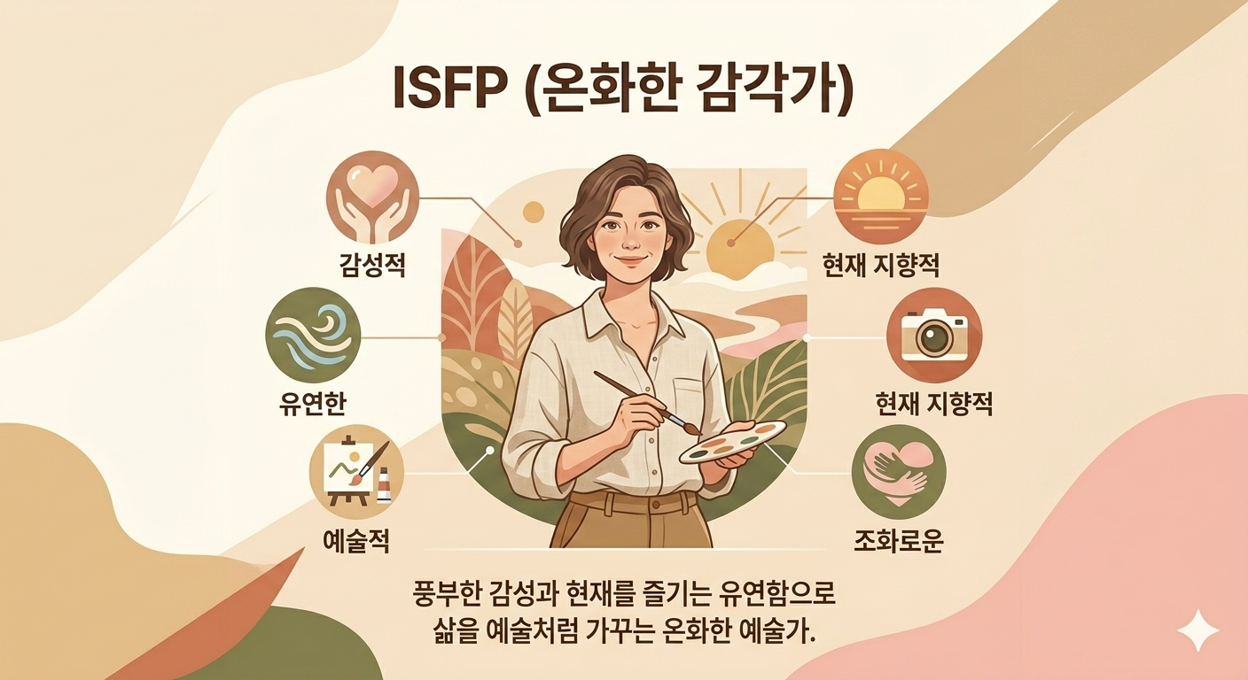 ISFP 유형 이미지